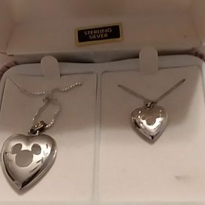 Sterling Silver Mother/Daughter Mickey Mouse